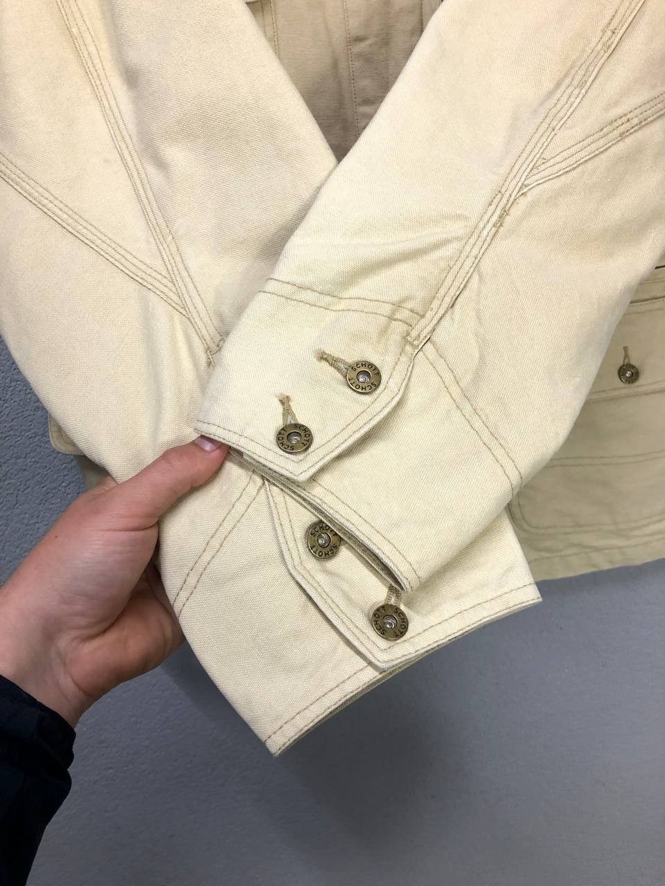 Schott Schott mens beige jacket Medium Size US M / EU 48-50 / 2 - 6 Thumbnail