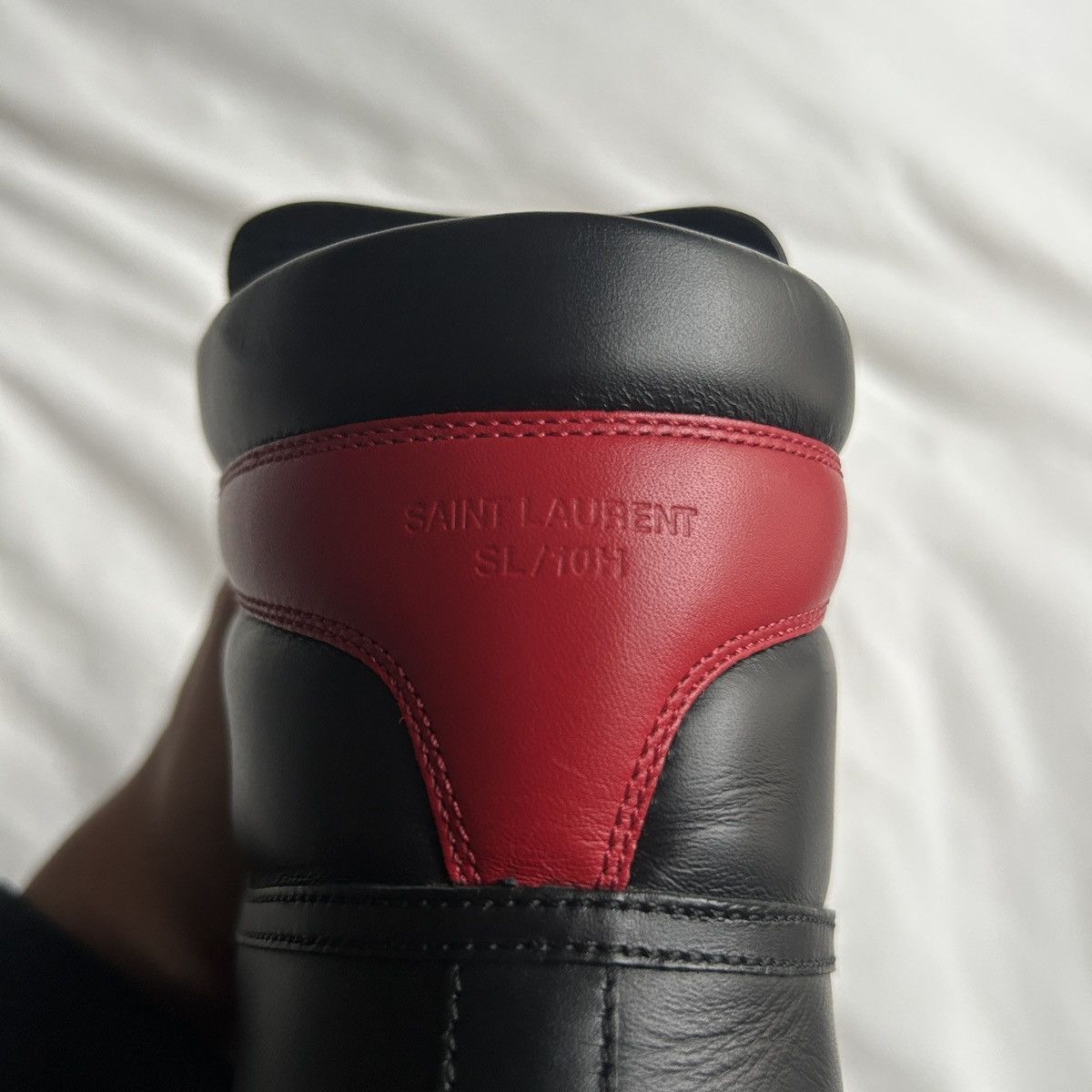Saint Laurent Paris Saint Laurent SL/10H high top sneakers Size US 7.5 / EU 40-41 - 6 Thumbnail