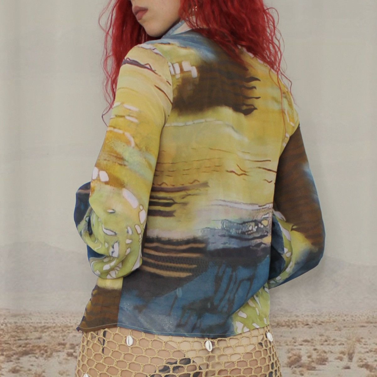 Vintage 🏜️MUSERA OPEN CAMI TOP🏜️ Size S / US 4 / IT 40 - 3 Thumbnail