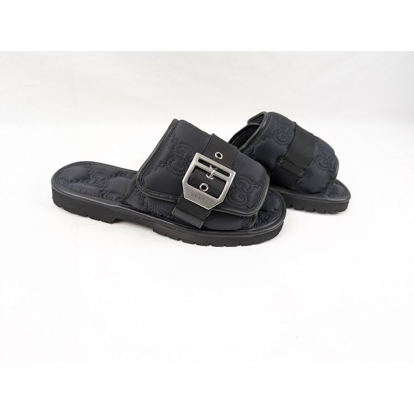 Gucci o1rshd1 Cubic Rubber Slides in Black Size US 8.5 / EU 41-42 - 12 Thumbnail