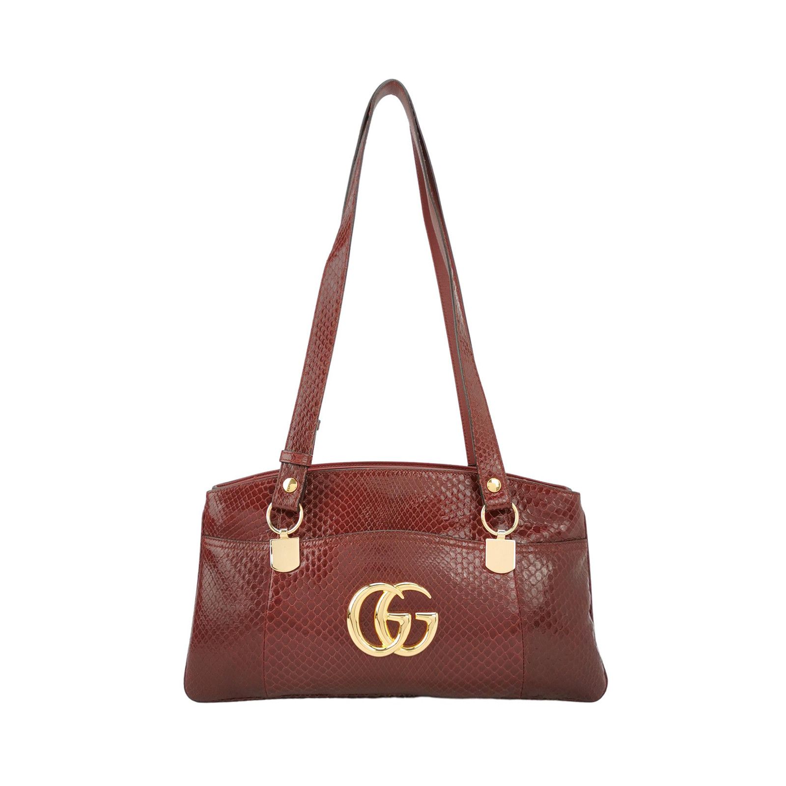 Gucci Gucci Arli Snakeskin Shoulder Bag Size ONE SIZE - 1 Thumbnail