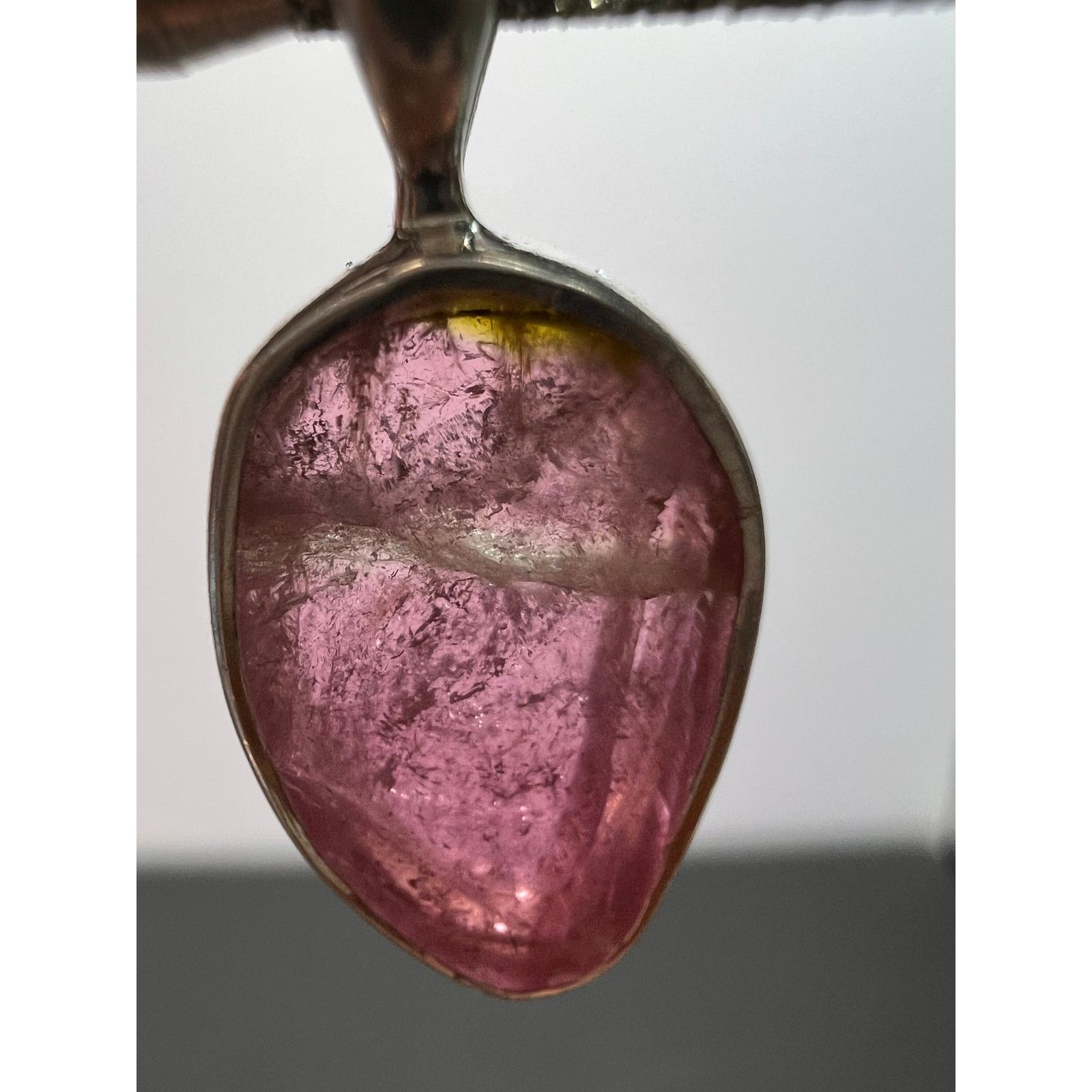 Other NEW Pink tri color tourmaline 925 pendant 1.34 grams Size ONE SIZE - 8 Thumbnail