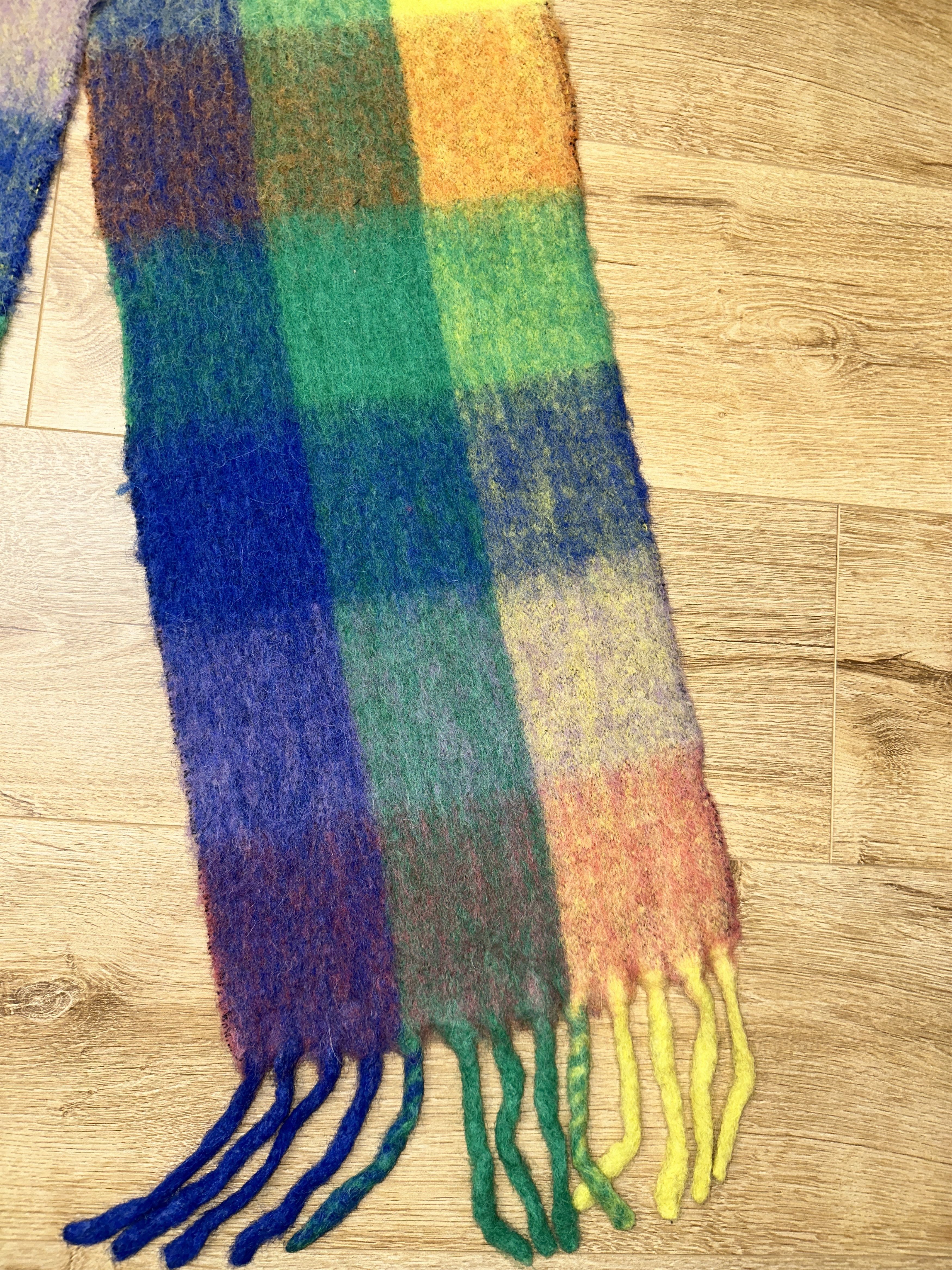 Acne Studios Acne Studios Check Wool Mohair Scarf Unisex 250X28 Size ONE SIZE - 8 Thumbnail