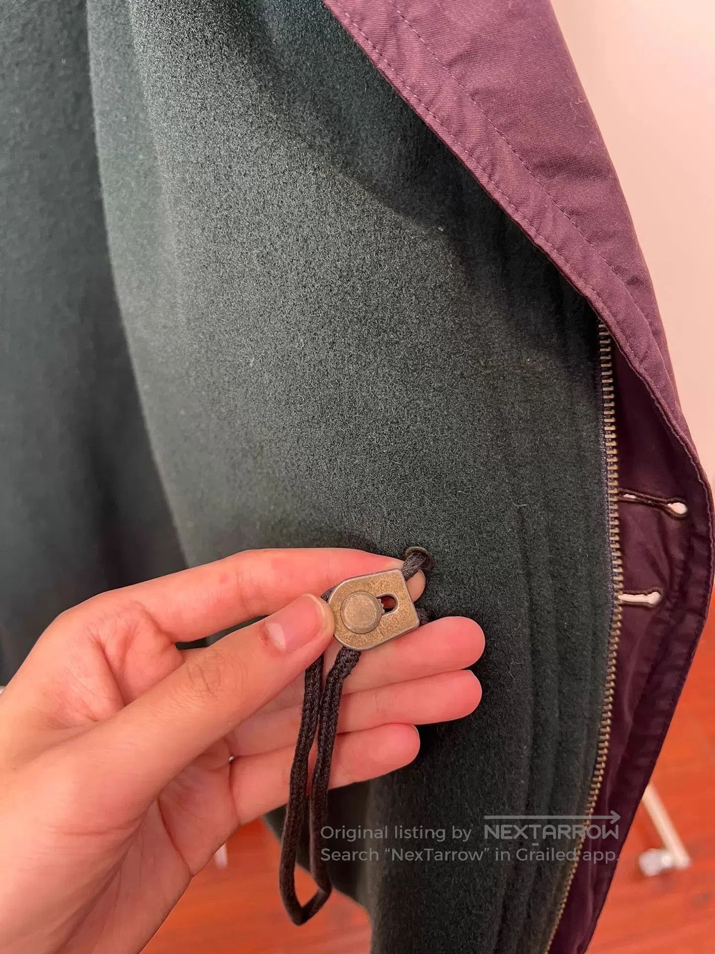 Burberry Purple Hooded Parka with Multiple Pockets. Size US XL / EU 56 / 4 - 8 Thumbnail