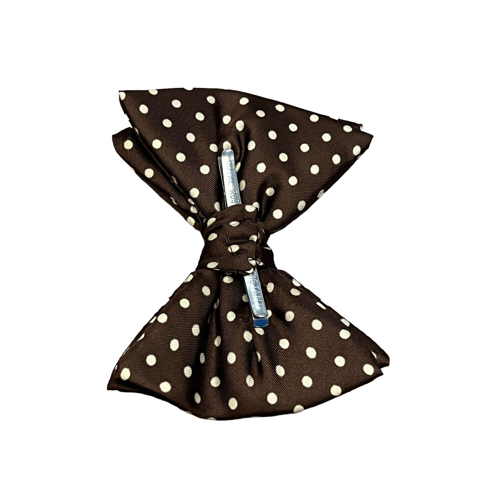 Other VTG Royal Rust Resistant Butterfly Clip-On Bow Tie Brown Size ONE SIZE - 5 Thumbnail