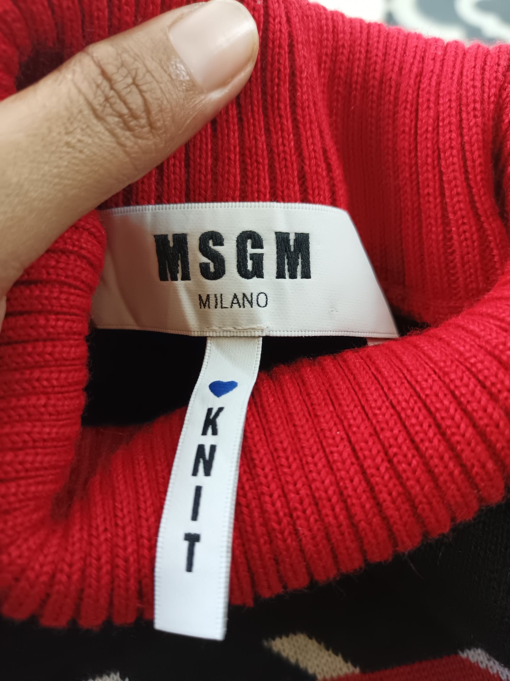 MSGM MSGM Milano Knit Black Prava Turtleneck Size US M / EU 48-50 / 2 - 9 Thumbnail