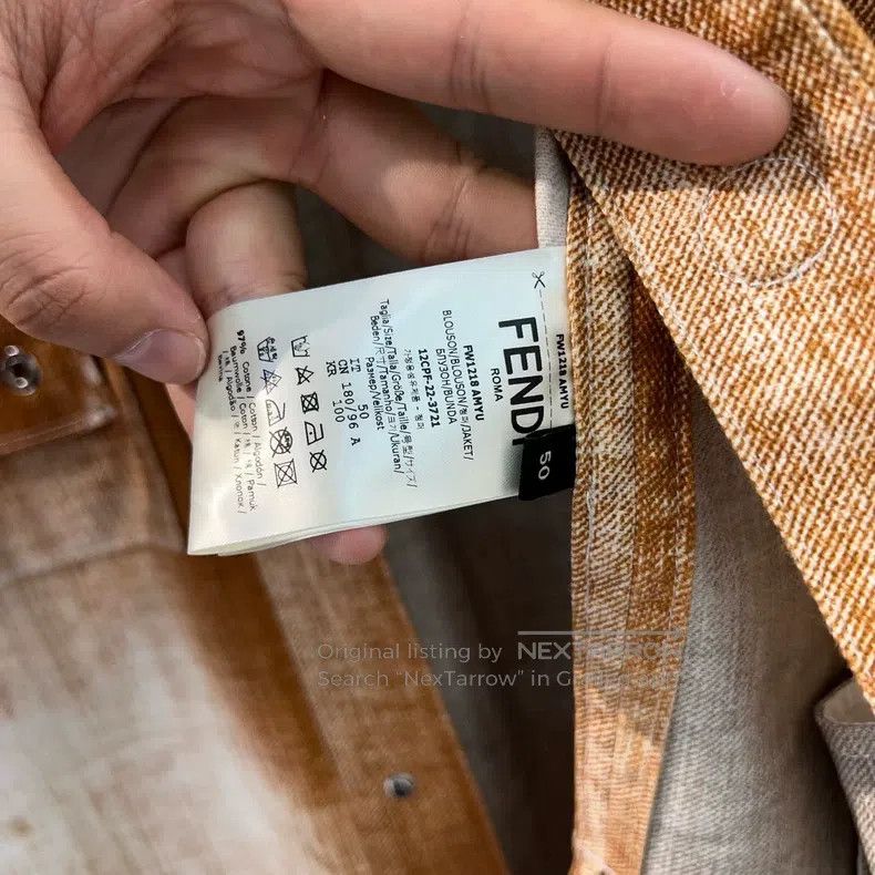 Fendi Fendi Washed Denim Jacket Size US M / EU 48-50 / 2 - 5 Thumbnail