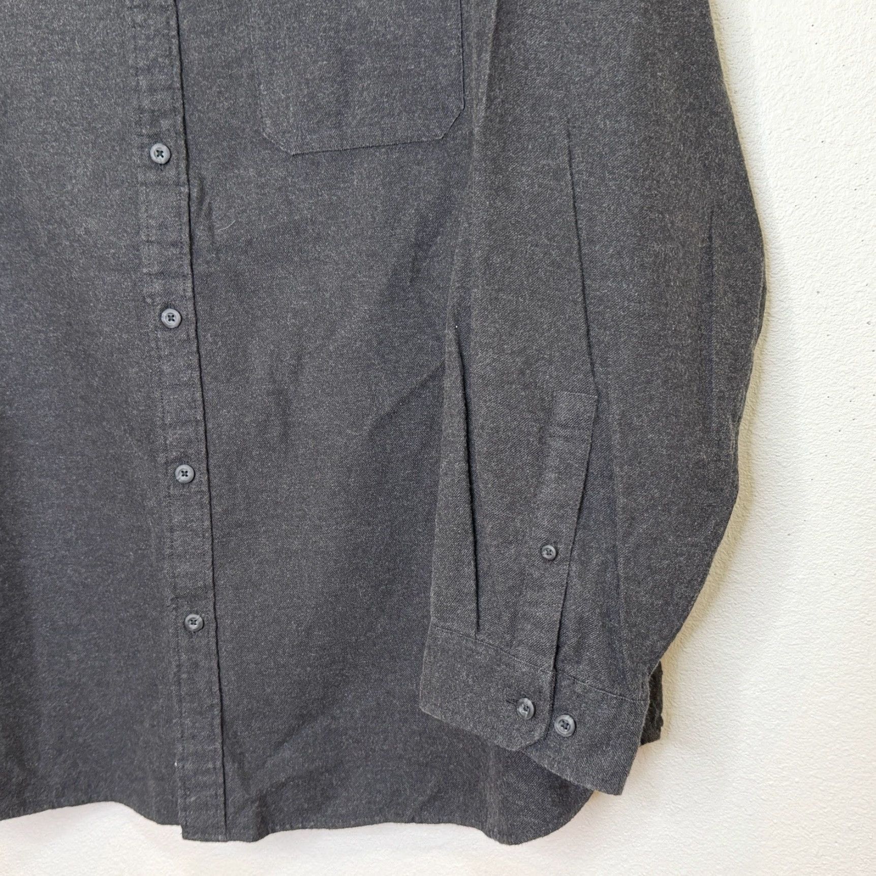 Eddie Bauer VINTAGE Eddie Bauer Flannel Button Down Shirt Mens 3XL Charcoal Gray Relaxed Fit Cotton Size US XXL / EU 58 / 5 - 3 Thumbnail
