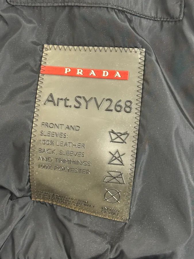 AW2009 Prada Hybrid Leather Premium Jacket
