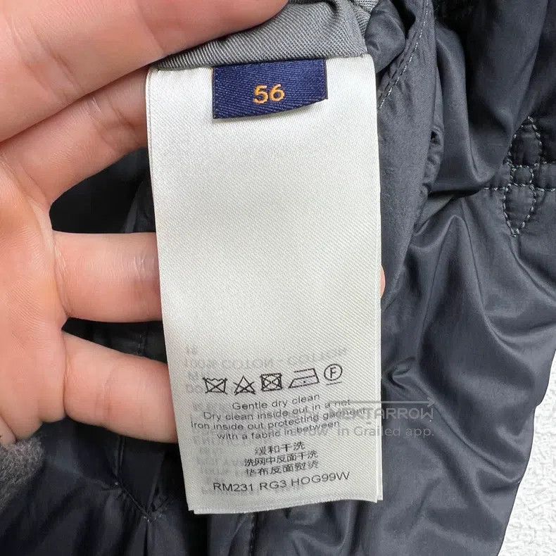 Louis Vuitton Louis Vuitton SS23 Black Embossed Quilted Logo Full Printe Size US XL / EU 56 / 4 - 4 Thumbnail