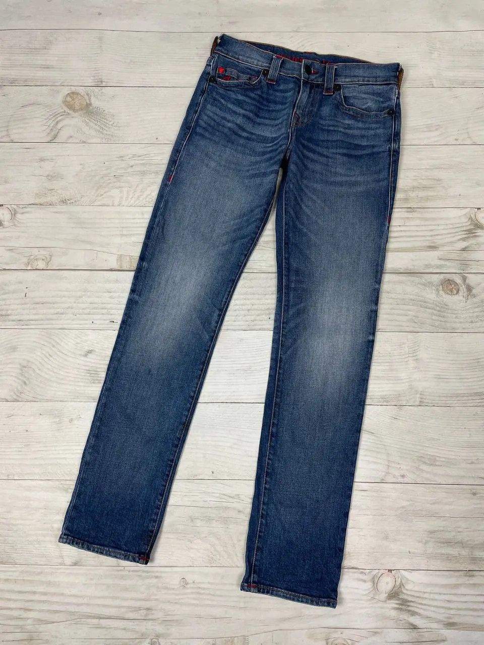 True Religion Vintage True Religion Manchester United Denim Jeans Japan Size US 30 / EU 46 - 2 Thumbnail