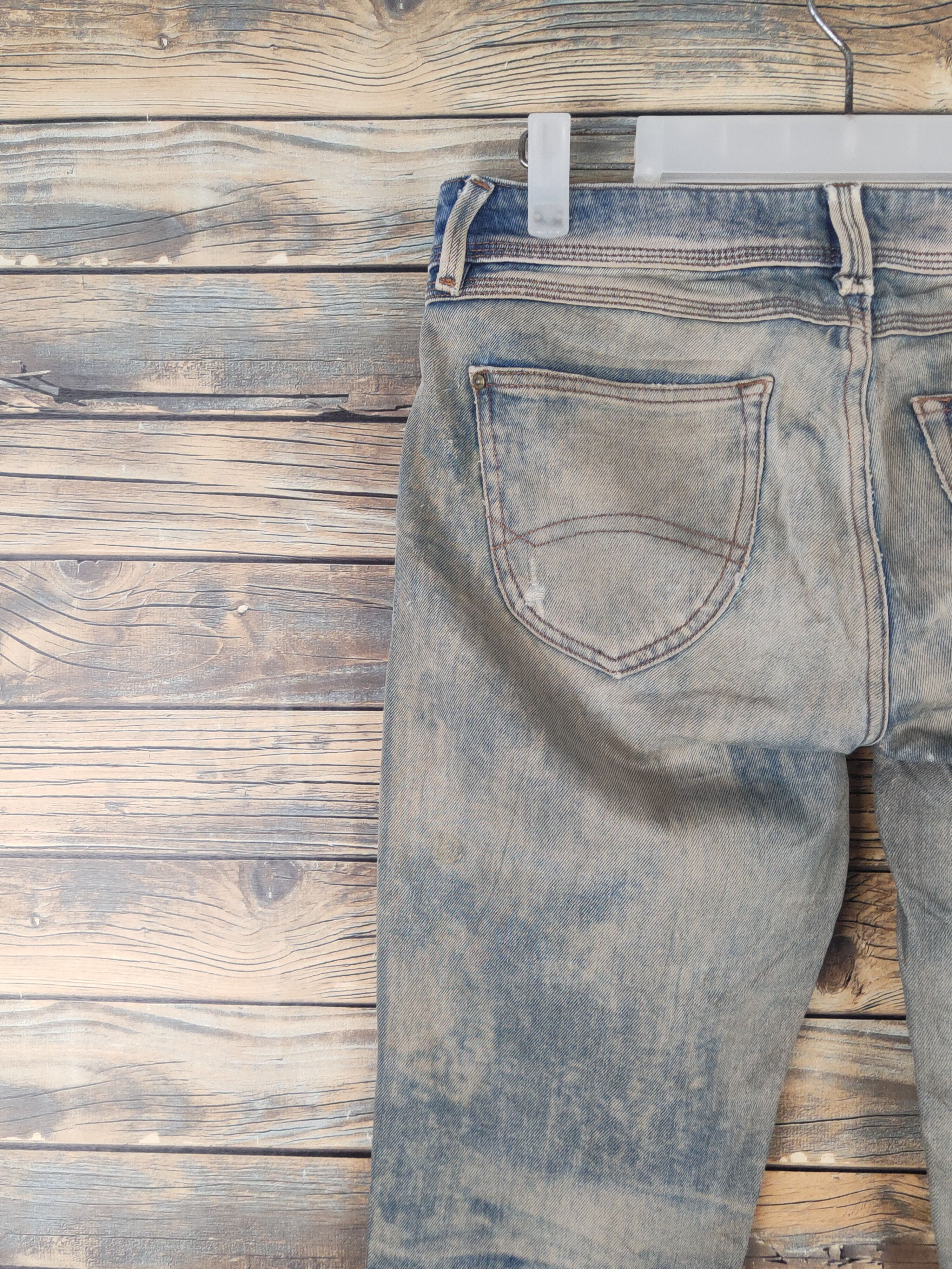 Tommy Hilfiger DL Tommy Hilfiger Blue Distressed Ripped Jeans #46-087 Size 28" / US 6 / IT 42 - 9 Thumbnail