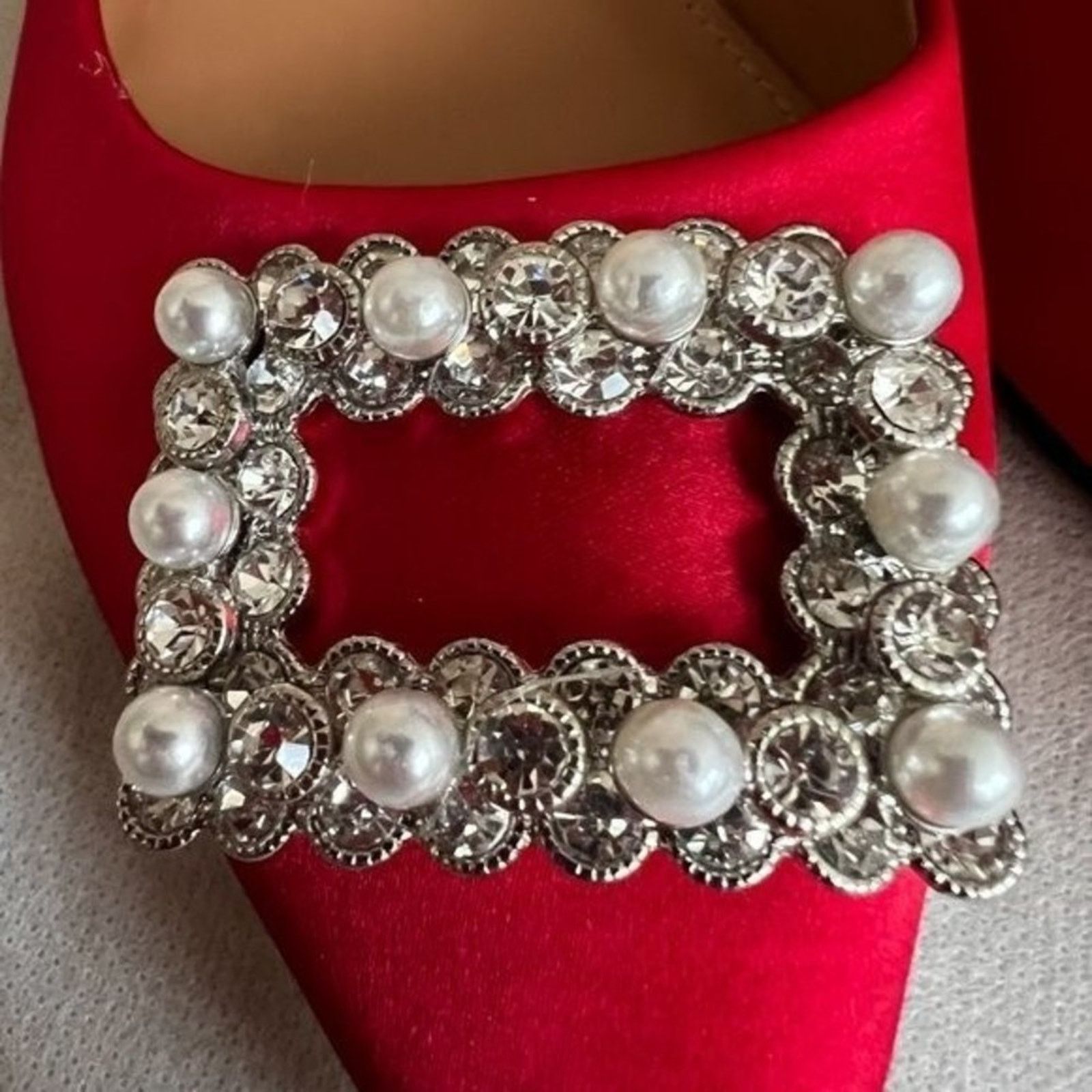 J.Crew J.CREW Pointy-toe Crystal Classic Red Flats w/ Box, US7 Size US 7 / IT 37 - 6 Thumbnail