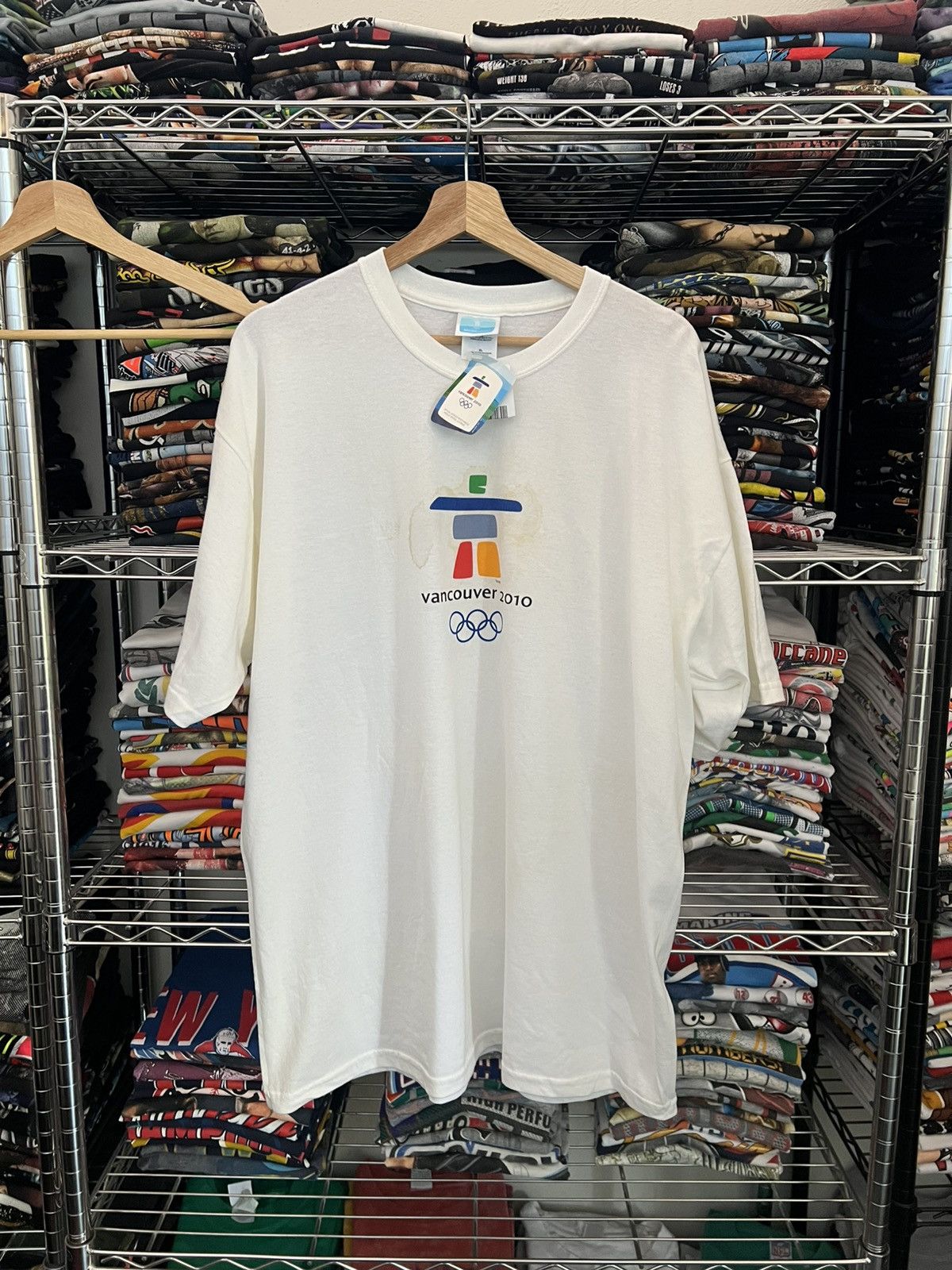 USA Olympics DS 2010 Vancouver Winter Olympics Canada Tee Size US XL / EU 56 / 4 - 1 Thumbnail