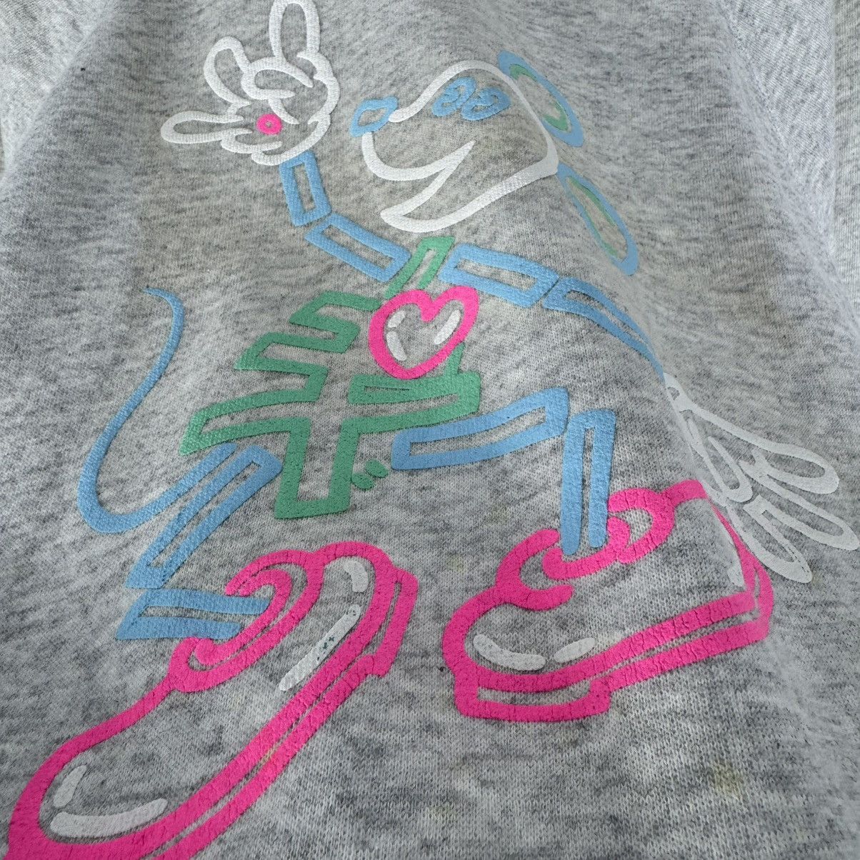 Keith Haring 🌟80s KEITH HARING X MICKEY ART SWEATSHIRTS CREWNECK Size US XL / EU 56 / 4 - 5 Thumbnail