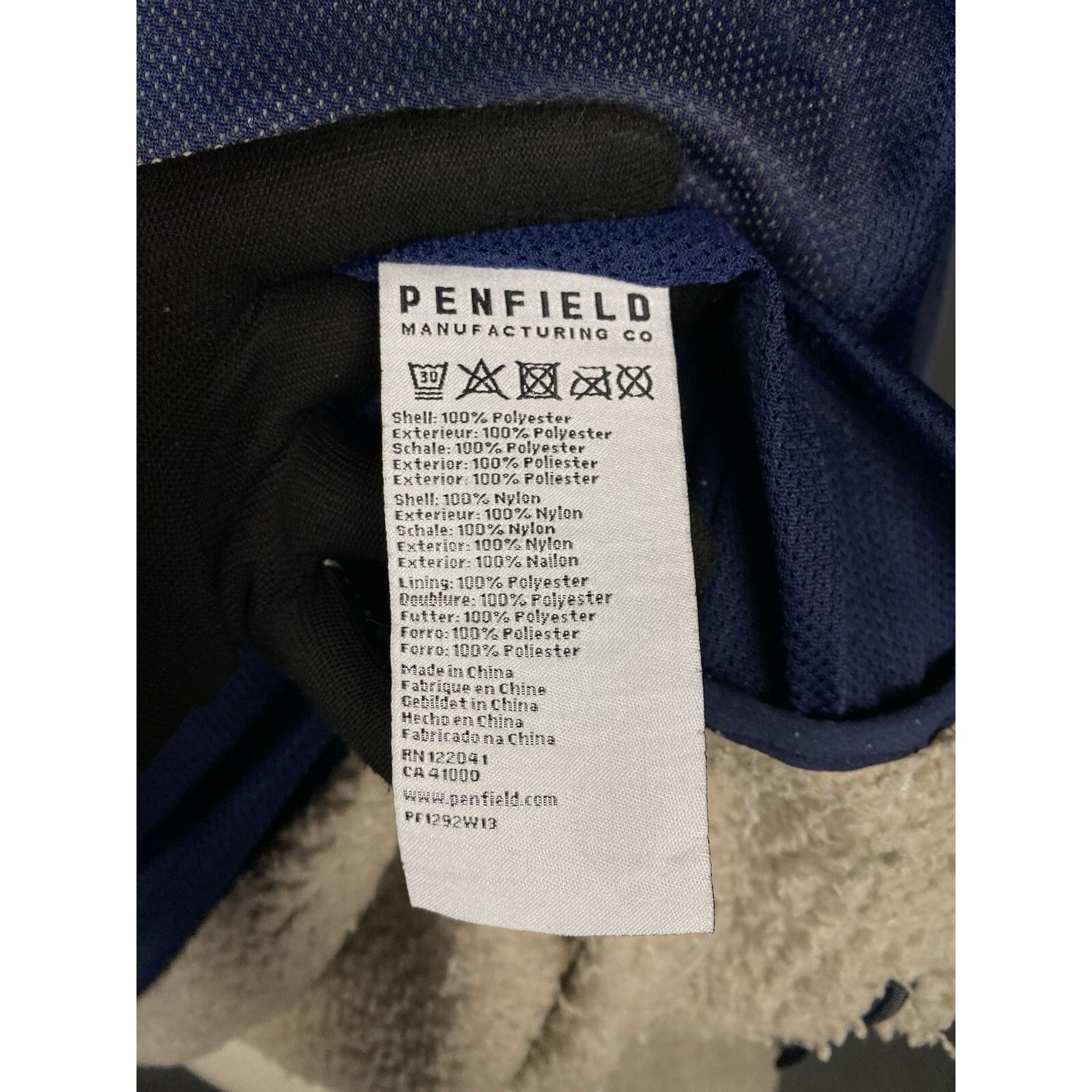 Penfield Penfield Men's Beige Deep Pile Sherpa Jacket Size L Size US L / EU 52-54 / 3 - 11 Thumbnail