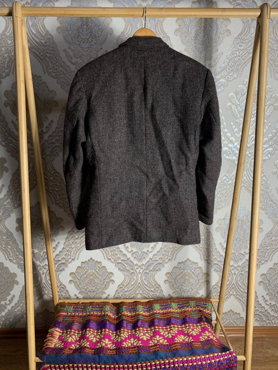 Harris Tweed Vintage Greenpeace Harris Tweed Casual Blazer England 90s Size 46S - 9 Thumbnail