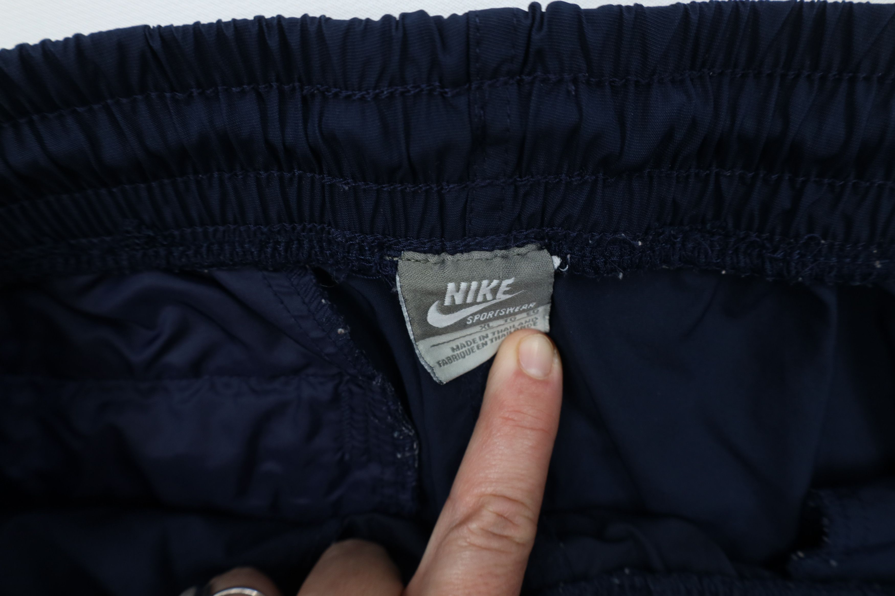 Nike Vintage Nike Scott Mini Swoosh Wide Leg Windbreaker Pants Size US 38 / EU 54 - 11 Thumbnail