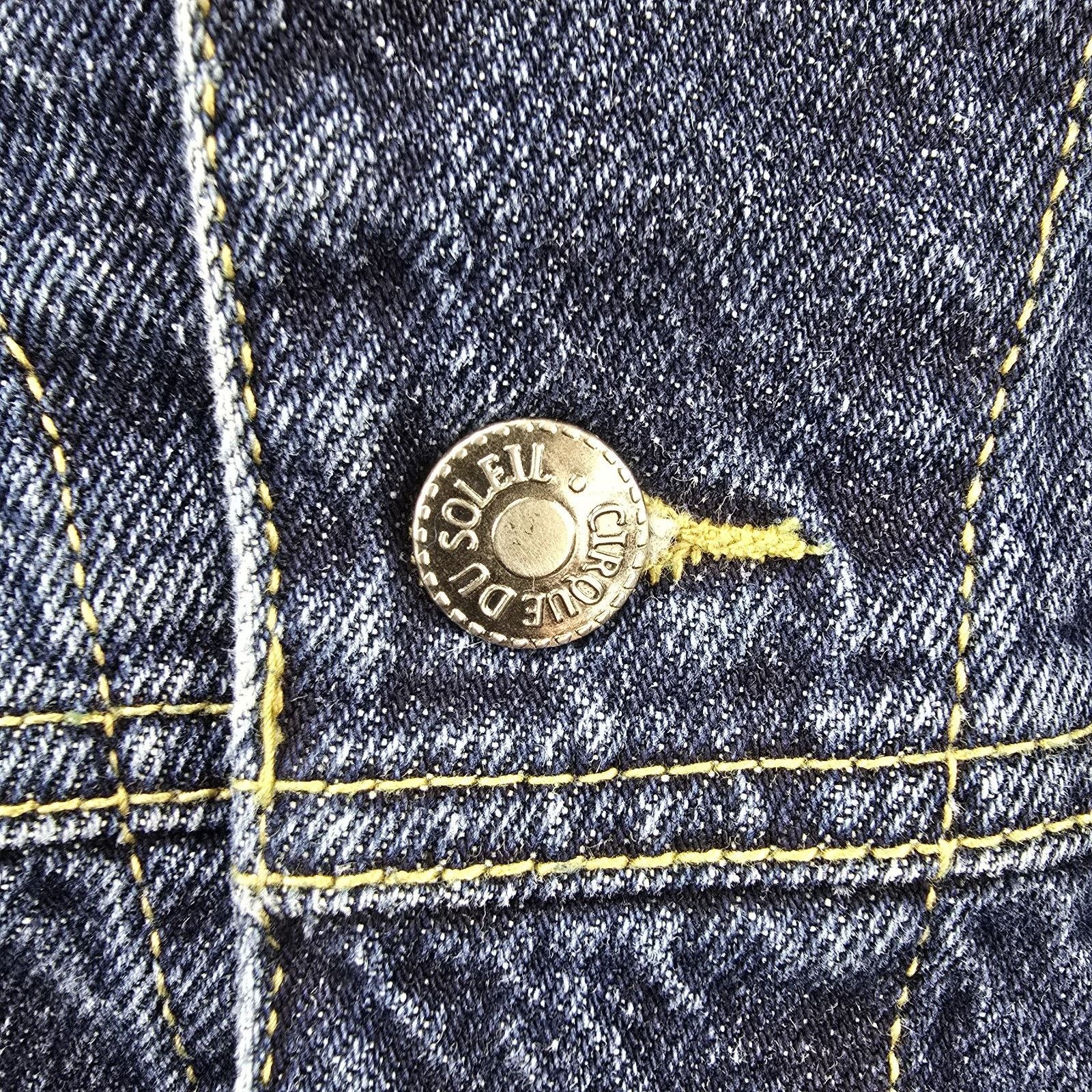 Other Vintage Mystere Cirque Du Soleil Denim Jean Jacket Large Size L / US 10 / IT 46 - 8 Thumbnail