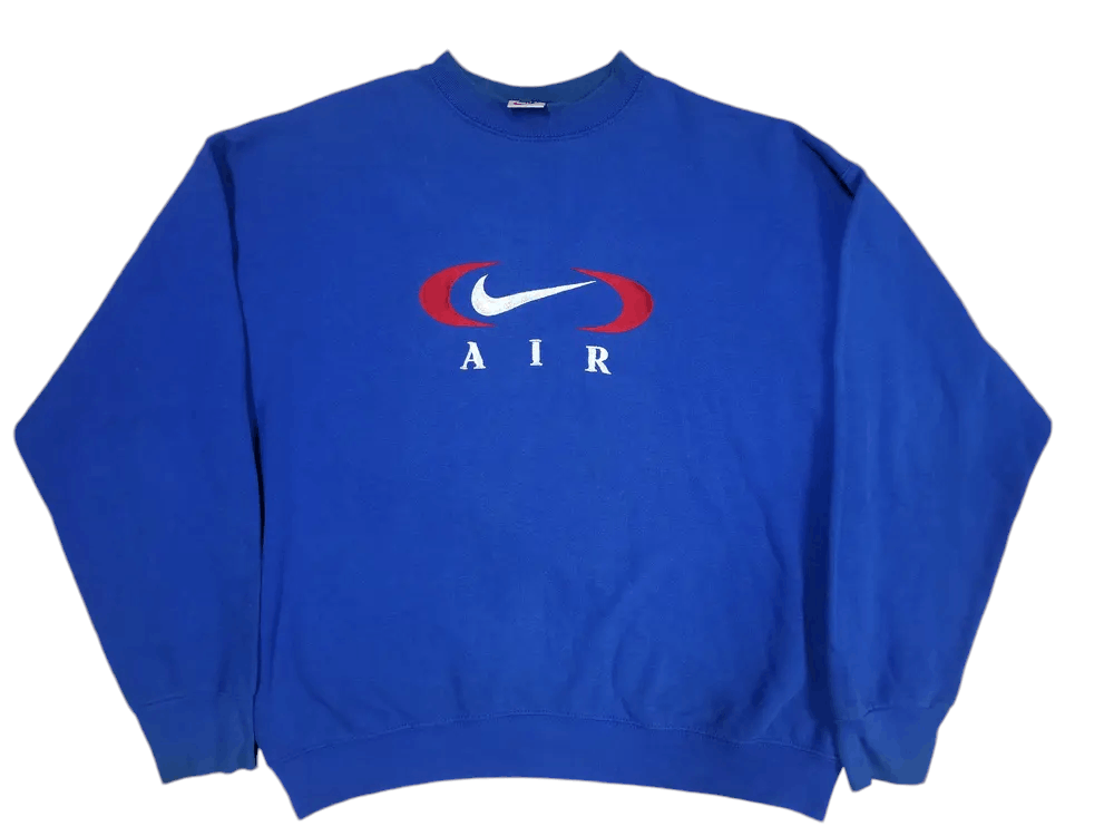 Nike × Vintage Vintage Nike Air Spellout Big Logo Embroided Size US M / EU 48-50 / 2 - 1 Thumbnail