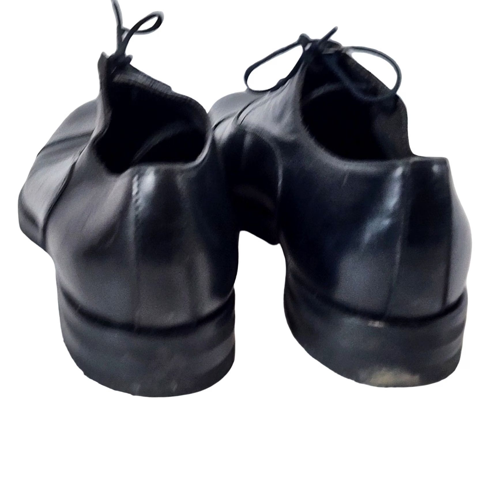 Martin Dingman Black Leather Cap Toe Oxford Dress Shoes Mens 