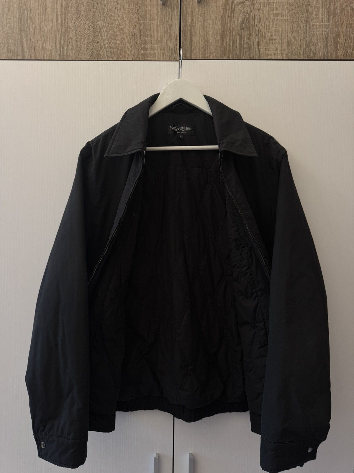 Yves Saint Laurent Vintage Yves Saint Laurent Jacket Zip Up Bomber YSL Size US L / EU 52-54 / 3 - 4 Thumbnail