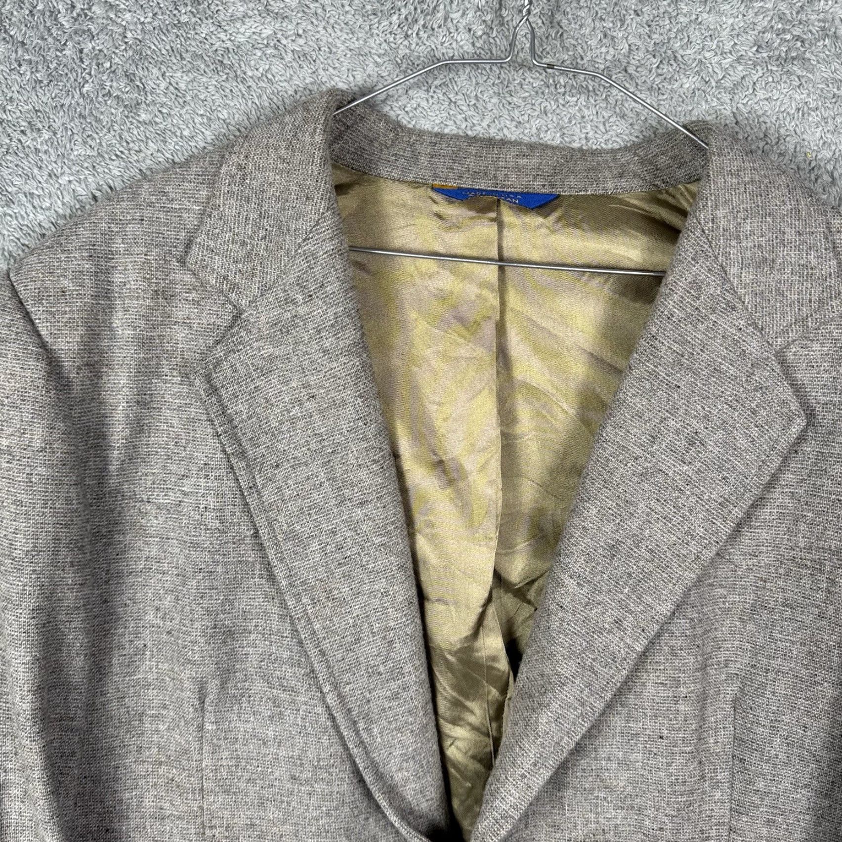 Pendleton VINTAGE Pendleton Blazer Mens 44R Wool Sport Coat USA Made 90s 80s Size 44R - 4 Thumbnail