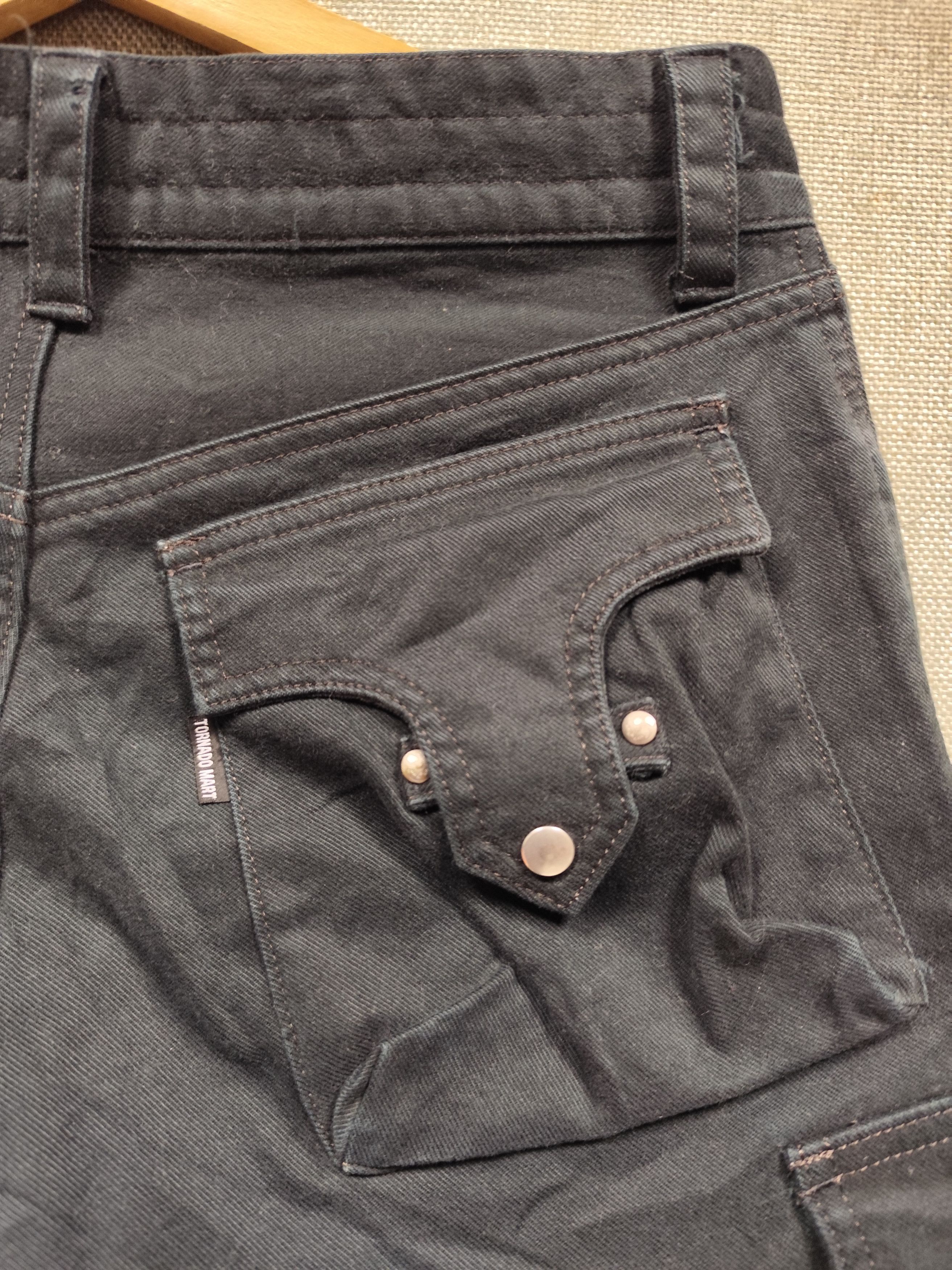 Tornado Mart Multi Pocket Bondage Flare Pants