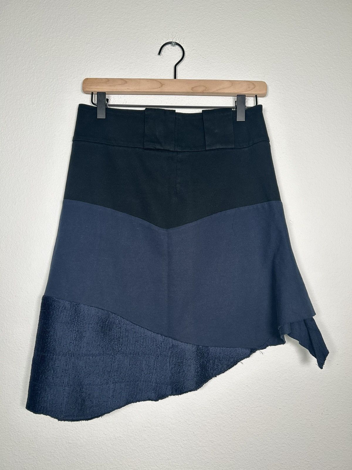 Helmut Lang AW04 Multi Media Patchwork Skirt Size 28" / US 6 / IT 42 - 1 Thumbnail