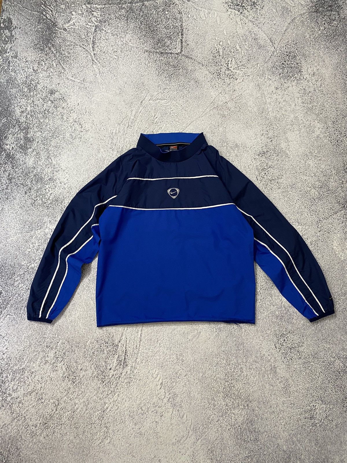 Nike Vintage Nike Nylon Drill Sweatshirt Size US S / EU 44-46 / 1 - 1 Thumbnail