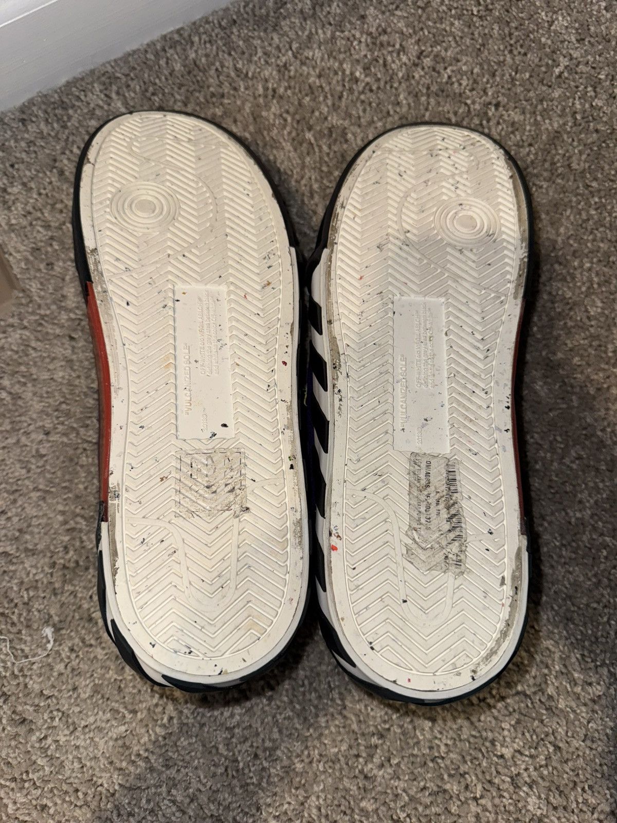 Off-White Off White Purple Vulcanized Low Size US 12 / EU 45 - 6 Thumbnail