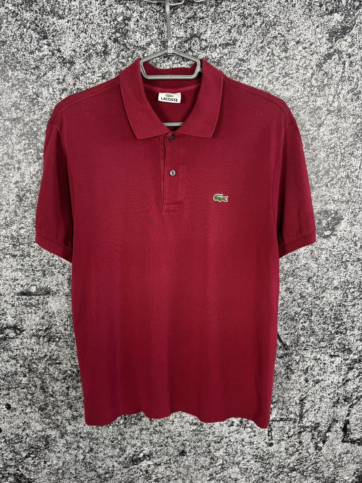 Men’s Lacoste Short Sleeve Polo Shirt Cotton Size 5 (Large)