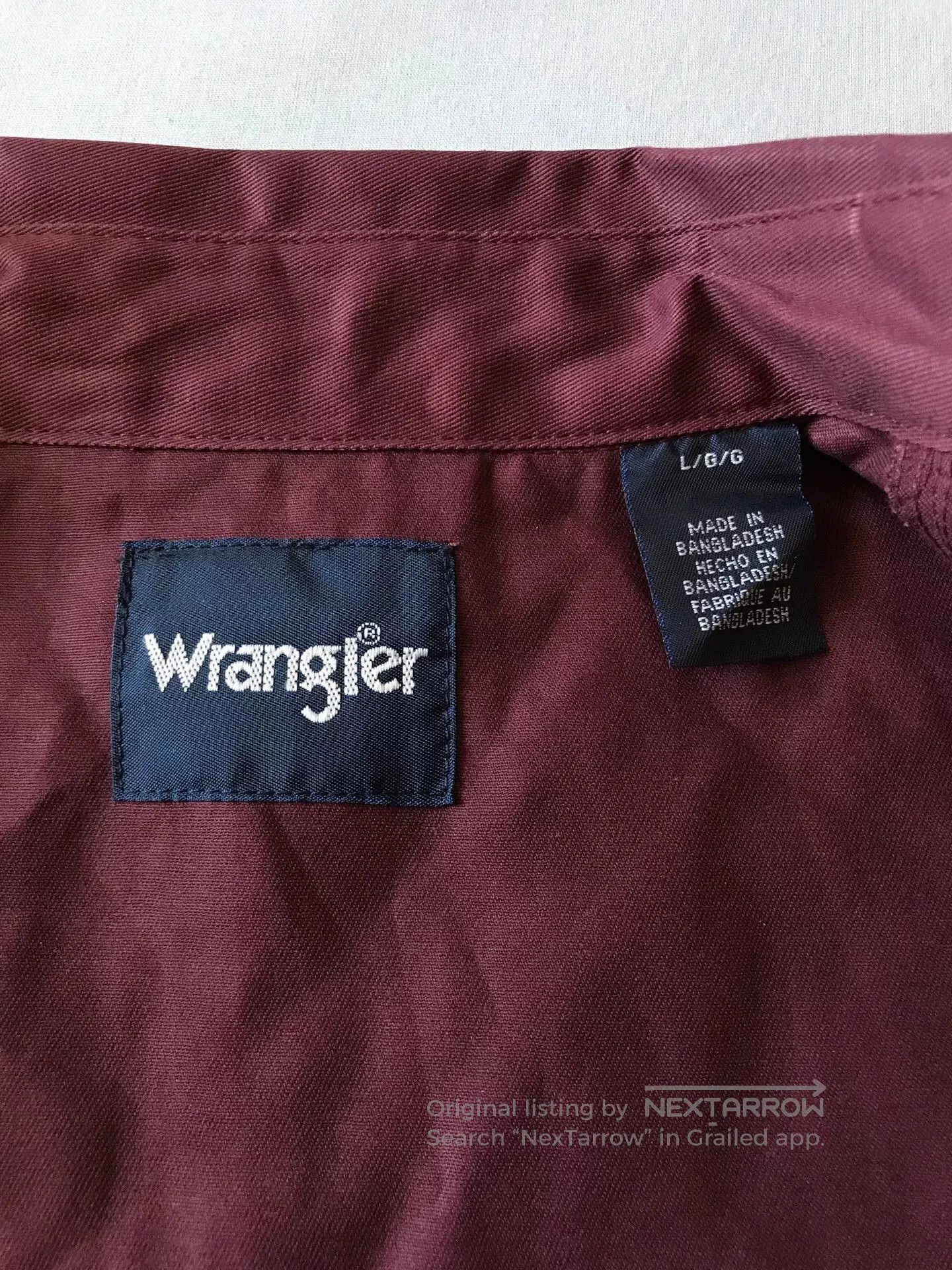 Wrangler Wrangler MS70719 Red Western Shirt. Size US L / EU 52-54 / 3 - 7 Thumbnail