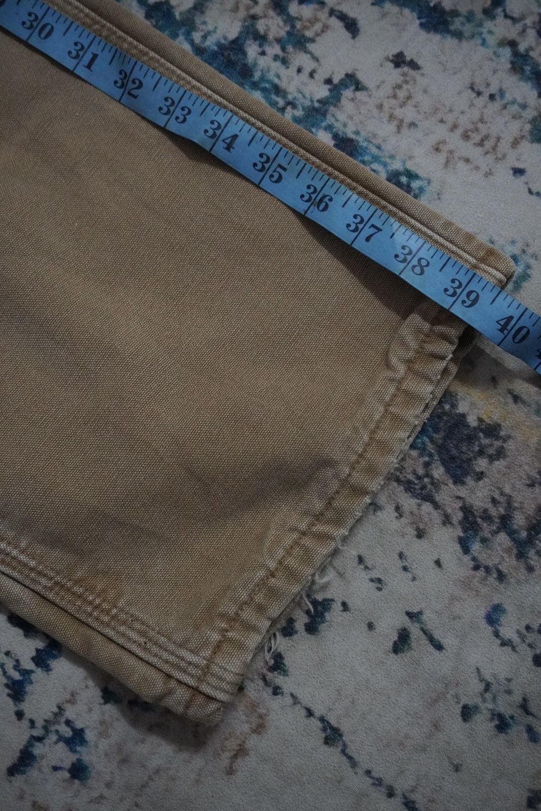 Carhartt × Vintage Vintage carhartt carpenter dungaree fit work double layer Size US 32 / EU 48 - 17 Thumbnail