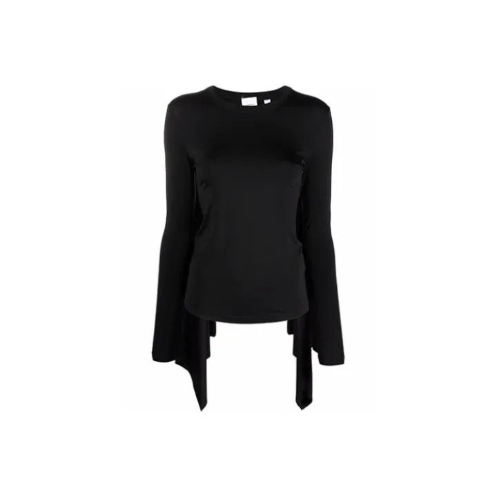 Burberry Black Bell Sleeve Knit Top 0079