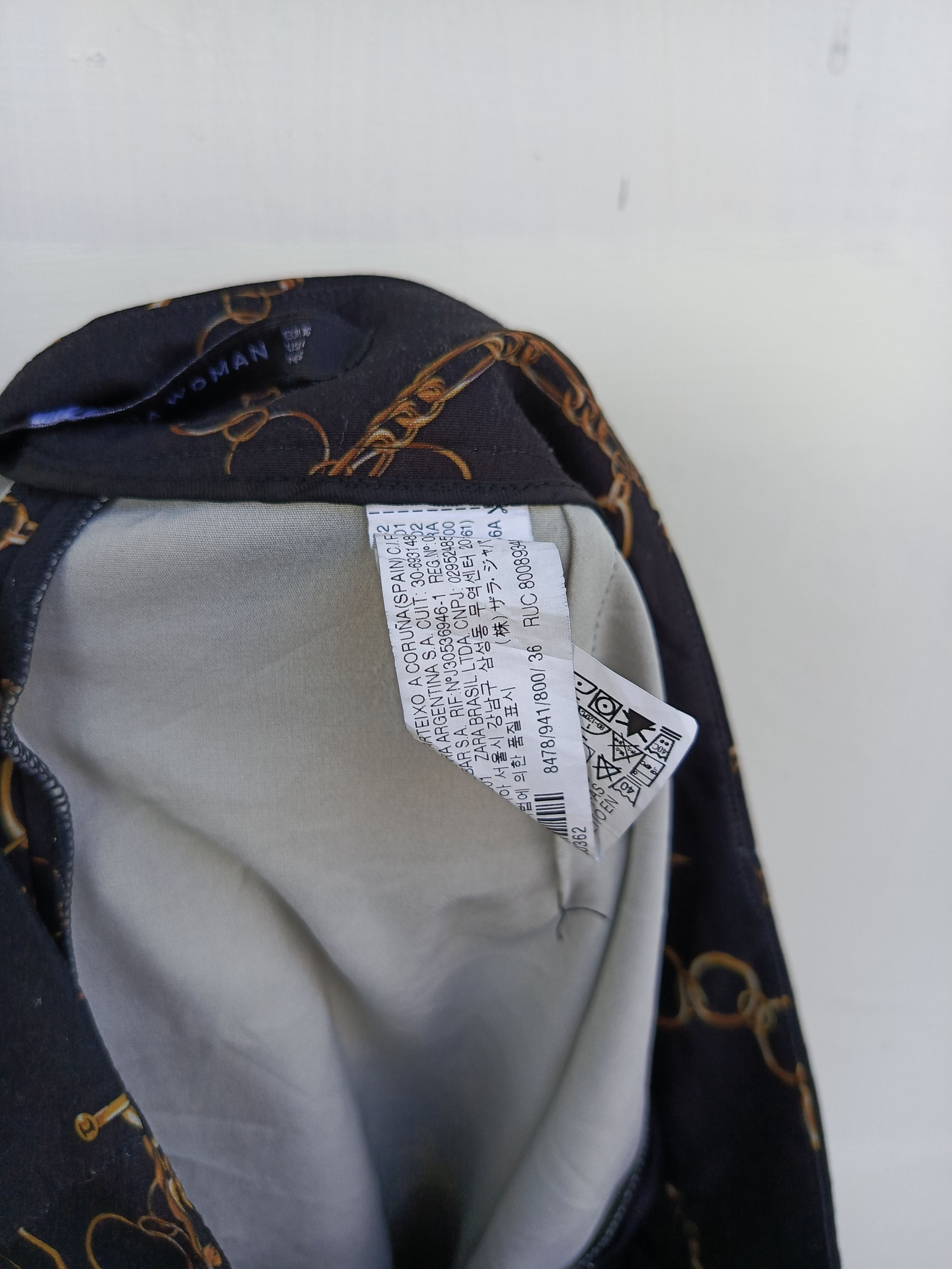 Zara Zara chain pattern women pants Size 26" / US 2 / IT 38 - 10 Thumbnail