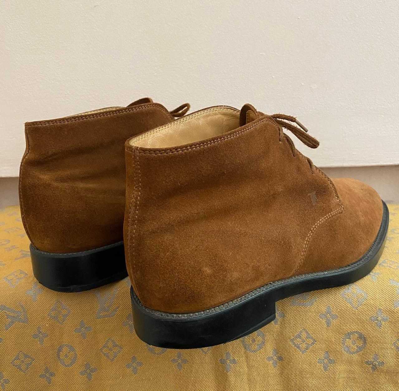 Tod's 💎 TOD'S Luxury Genuine Leather Suede Chelsea Boots Size US 8.5 / EU 41-42 - 10 Thumbnail