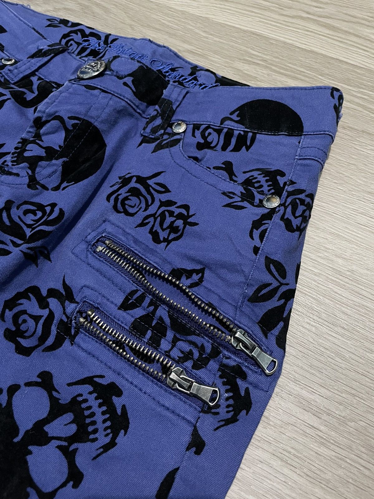 Japanese Brand × Vintage Japanese brand x skull x punk pants Size US 28 / EU 44 - 3 Thumbnail