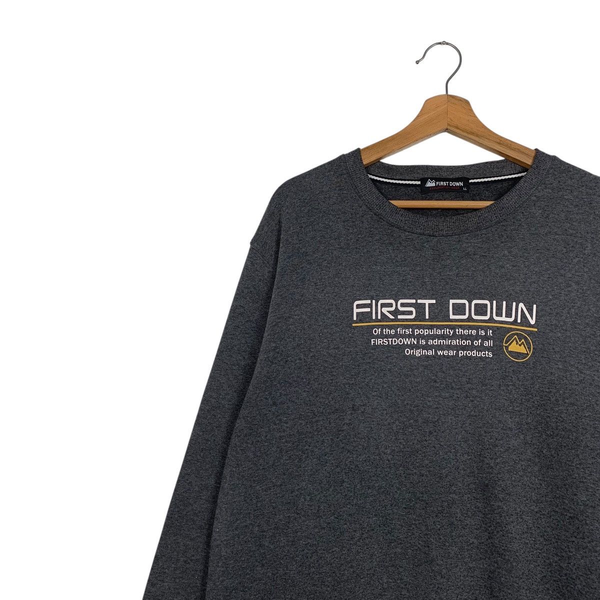 Japanese Brand First Down Crewneck Sweatshirt Size US L / EU 52-54 / 3 - 6 Thumbnail