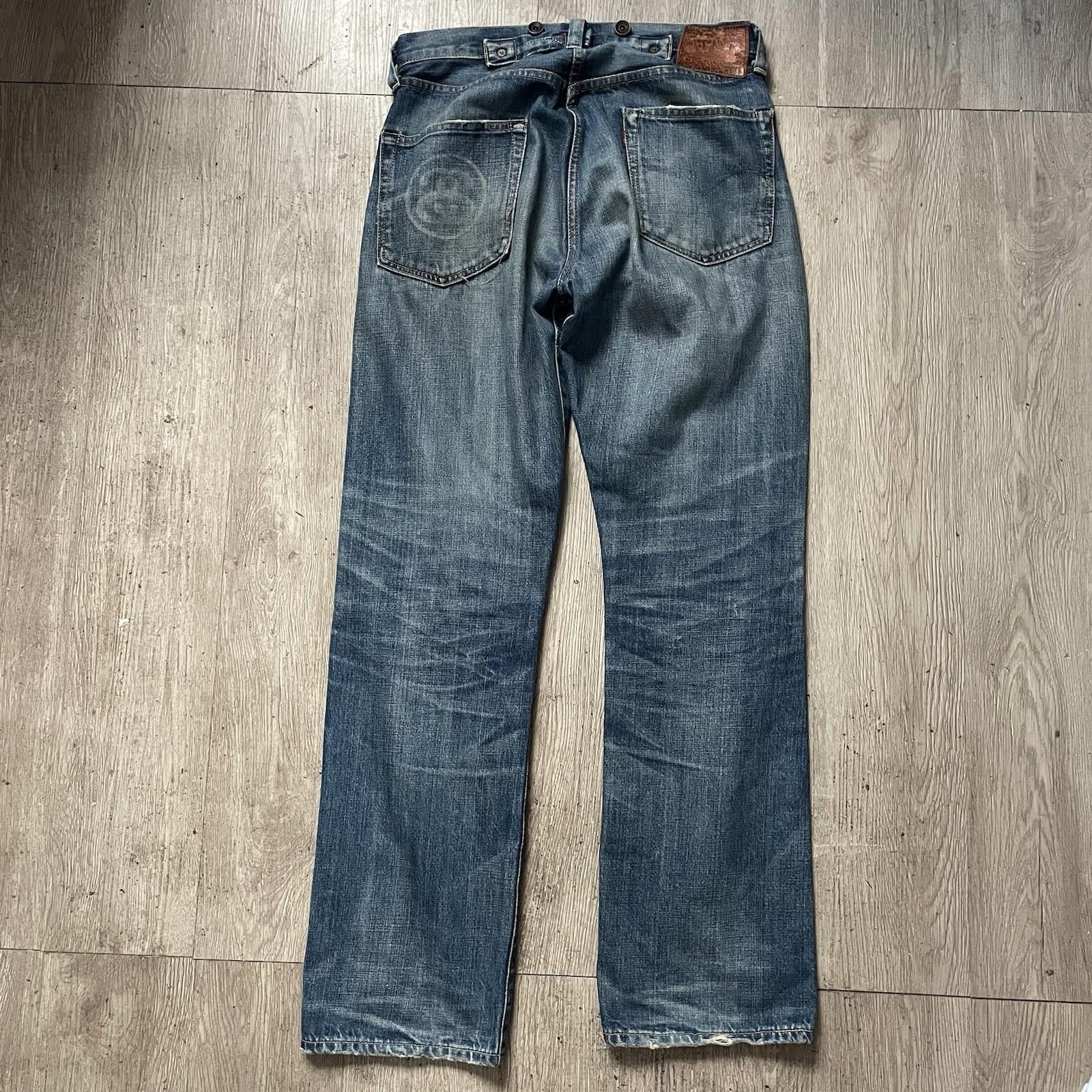 Levi's STUSSY X LVC 1937 501 LEVIS Vintage Clothing Selvedge 31x31 Size US 31 - 3 Thumbnail