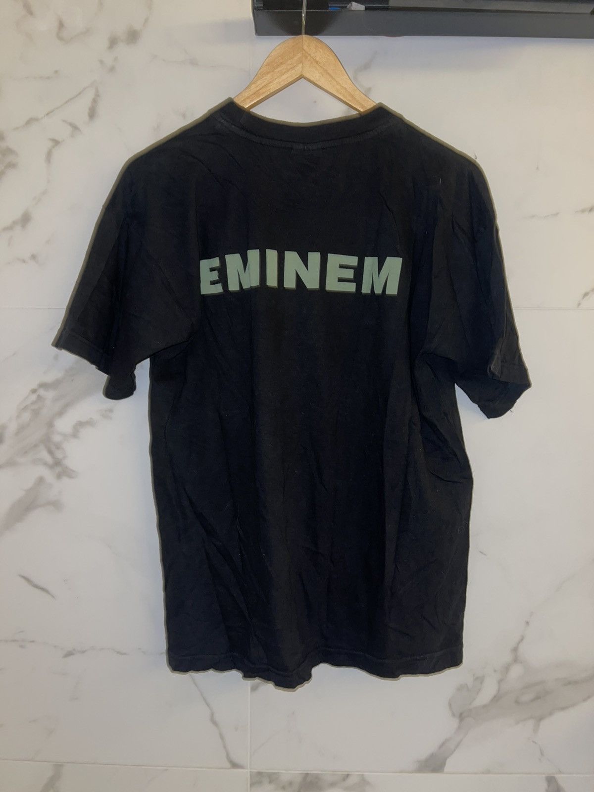 Eminem Y2K Eminem Wanted vintage black tee Size US L / EU 52-54 / 3 - 5 Thumbnail