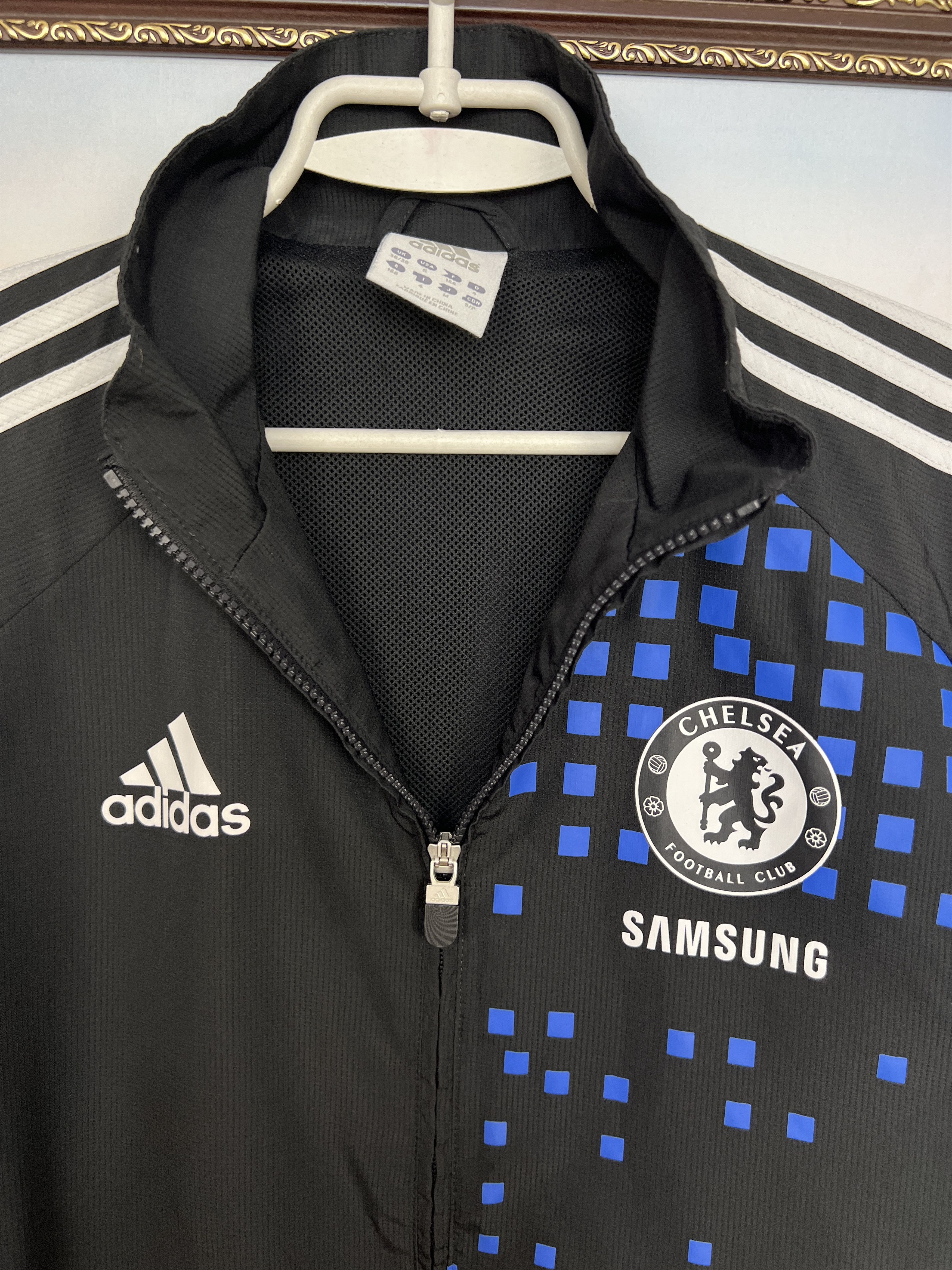 Adidas Vintage Adidas Chelsea Football Jacket Soccer Train Size US S / EU 44-46 / 1 - 3 Thumbnail