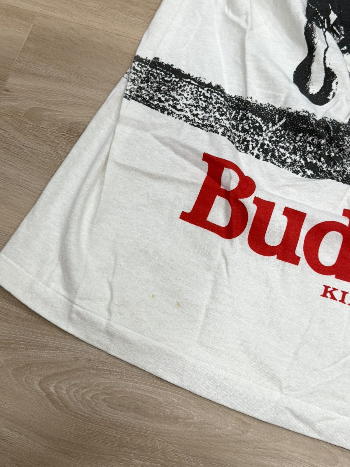 Vintage Vintage AOP Budweiser Horses Beer Tee Size US XL / EU 56 / 4 - 13 Thumbnail