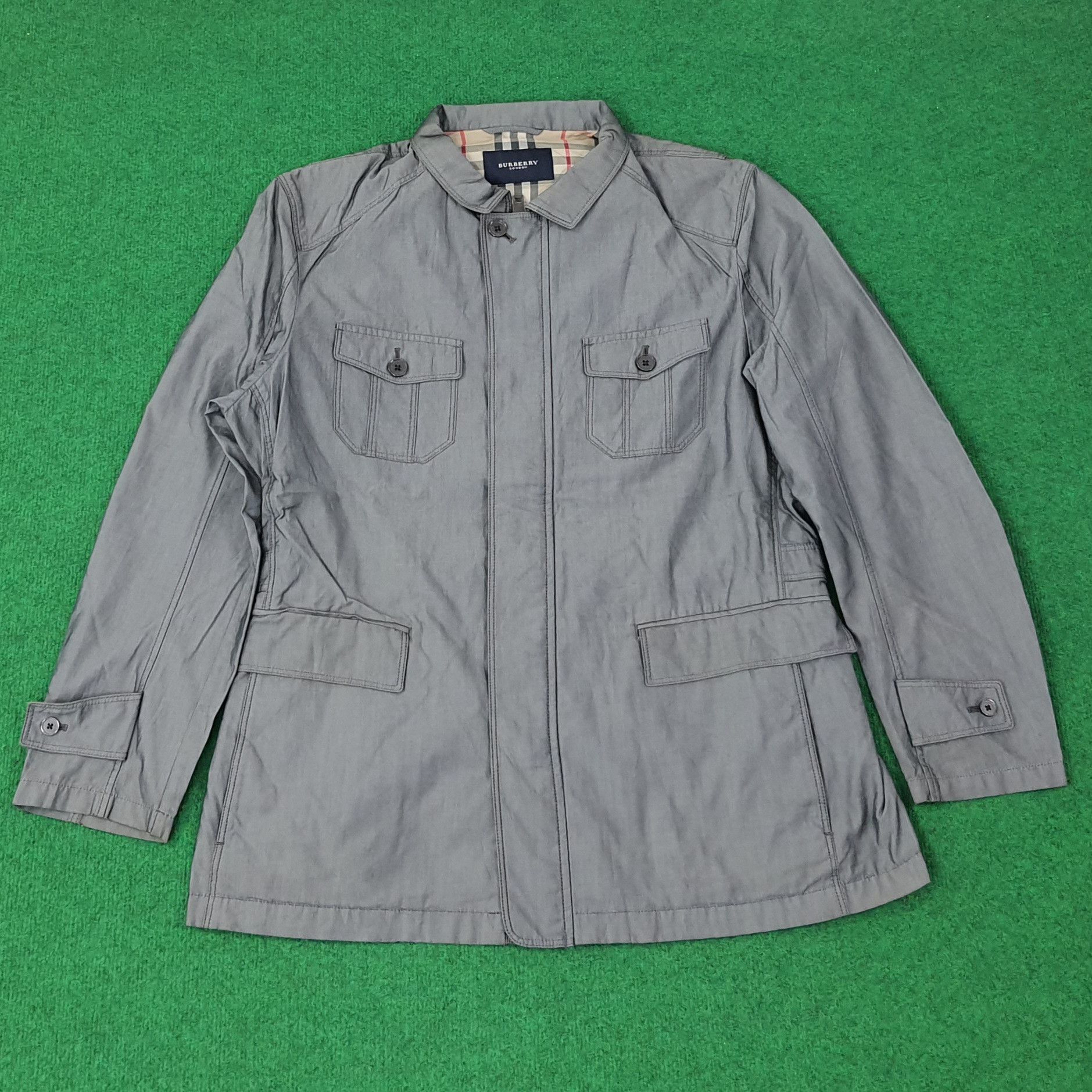 Burberry Vintage Burberry Nova Check Short Trench Coat C224N9 Size US M / EU 48-50 / 2 - 3 Thumbnail