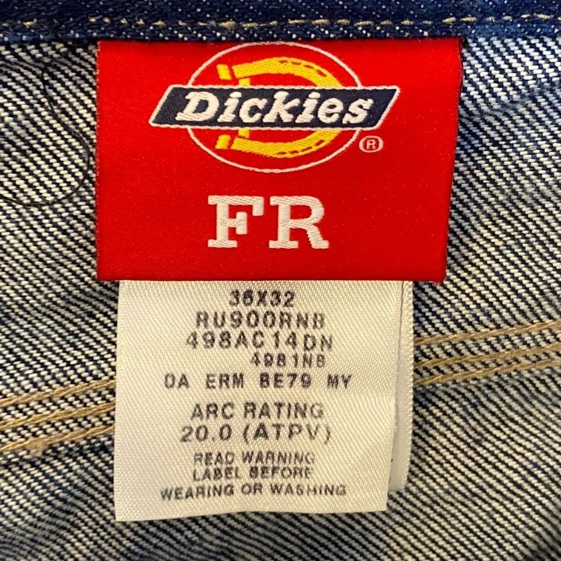 Dickies Dickies Mens Jeans Size 36X32 Relaxed Fit Flame-Resistant Bl Size US 36 / EU 52 - 2 Thumbnail