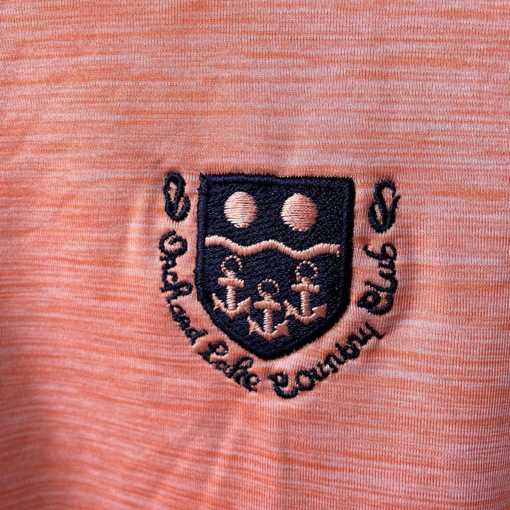 Footjoy FootJoy Orange Heather Moisture Wicking Polo Golf Shirt Orch Size US L / EU 52-54 / 3 - 3 Thumbnail