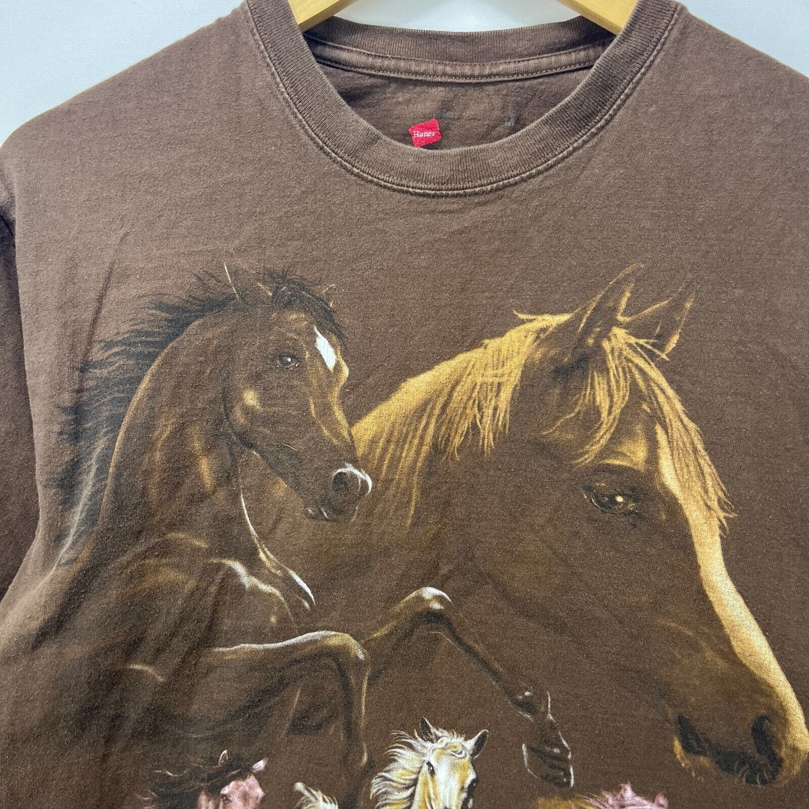 Vintage Vintage Y2K Horse Animal Cute Racing Shirt Brown Medium Size US M / EU 48-50 / 2 - 4 Thumbnail