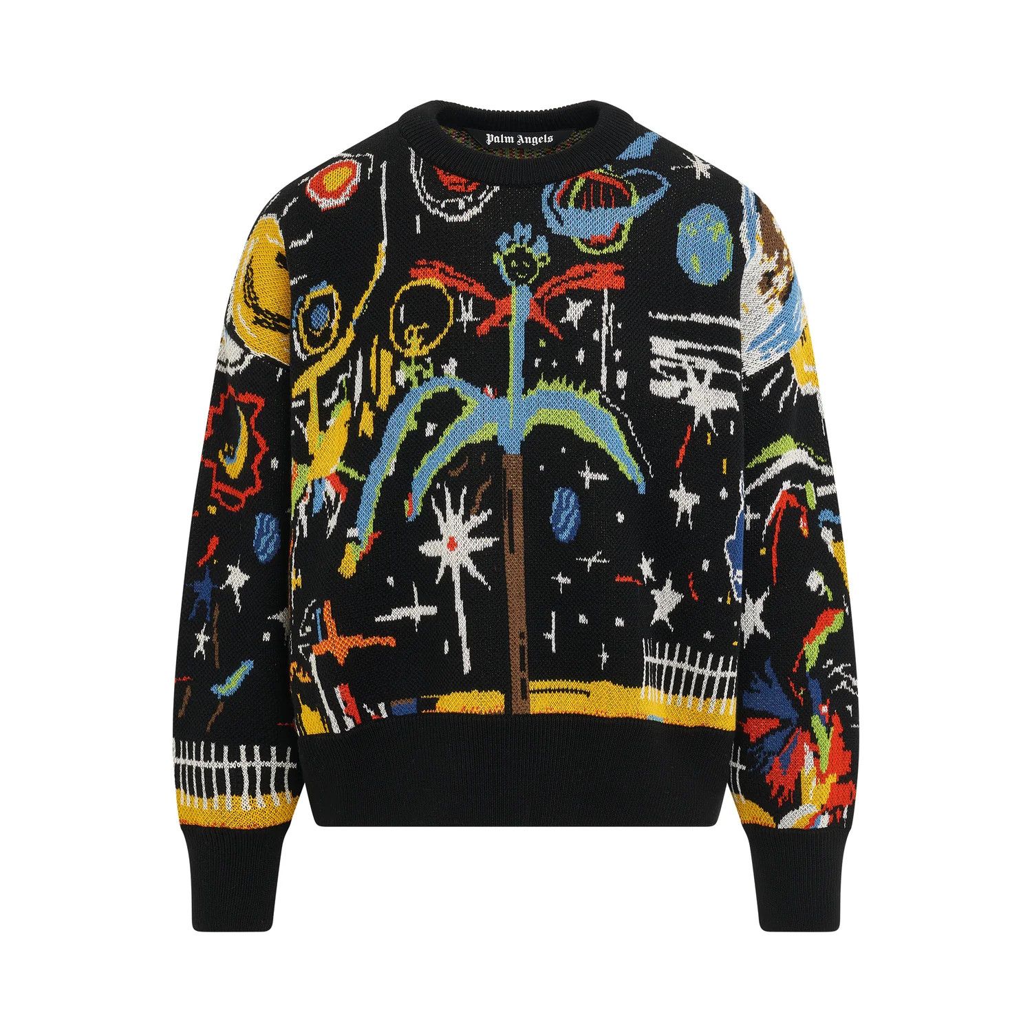 Palm Angels o1mris0824 Sweater in Black Size US L / EU 52-54 / 3 - 1 Thumbnail
