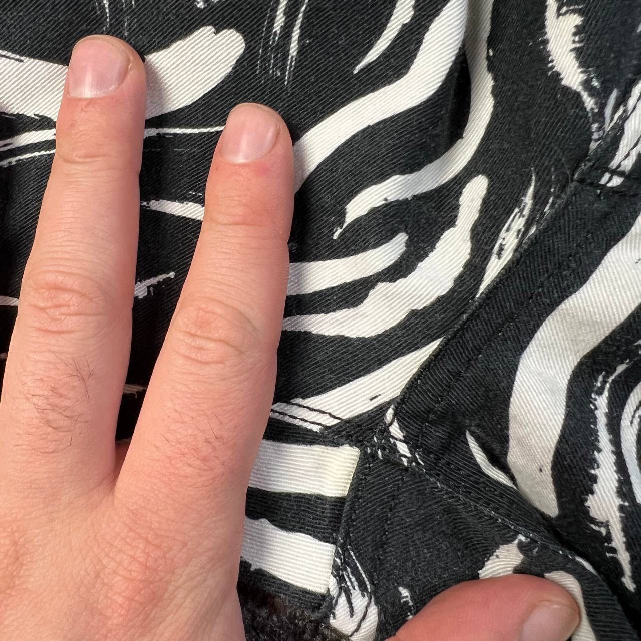 Versus Versace Versace Versus Luxury Y2K Zebra Colors Chino Pants Size 31" - 12 Thumbnail