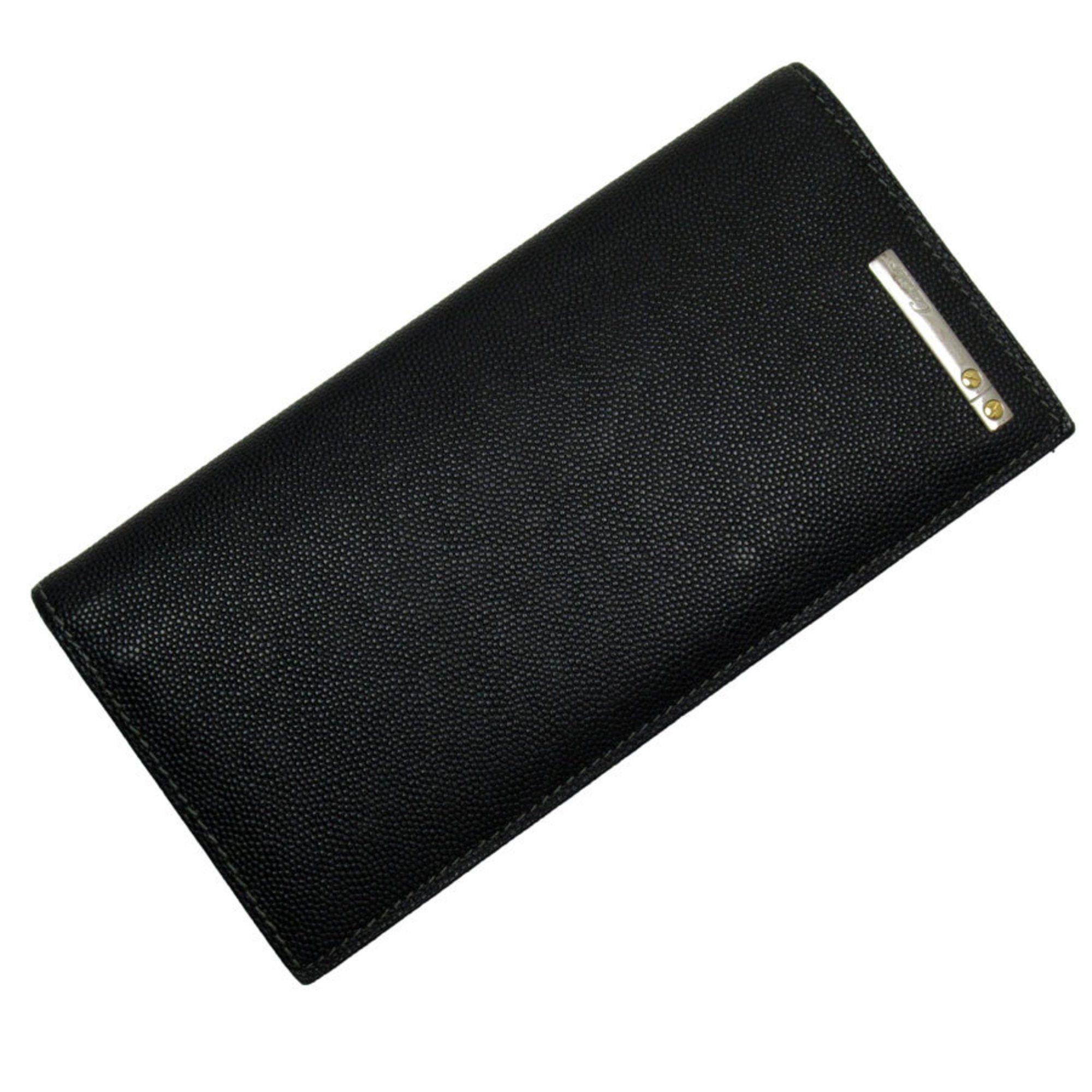 CARTIER wallet leather black men's t18862f